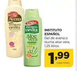 Alimerka INSTITUTO ESPAÑOL Gel de avena o ducha aloe vera oferta