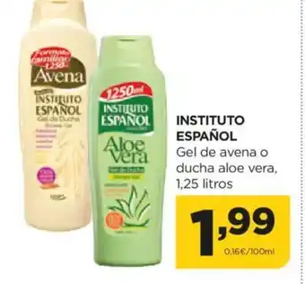 Alimerka INSTITUTO ESPAÑOL Gel de avena o ducha aloe vera oferta