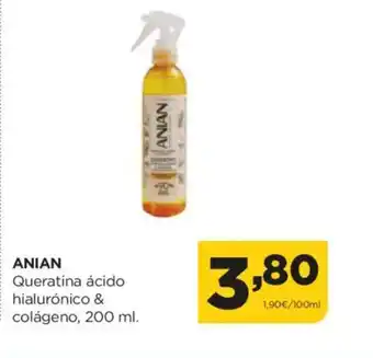 Alimerka ANIAN Queratina ácido hialurónico & colágeno oferta