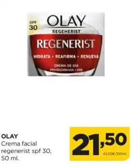 Alimerka OLAY Crema facial regenerist spf 30 oferta