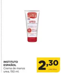 Alimerka INSTITUTO ESPAÑOL Crema de manos urea oferta