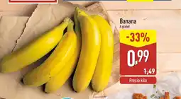 ALDI Banana oferta