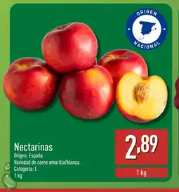 ALDI Nectarinas oferta
