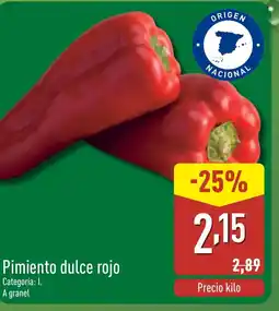 ALDI Pimiento dulce rojo oferta