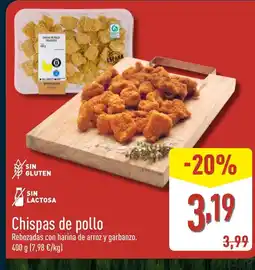 ALDI Chispas de pollo oferta