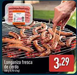 ALDI Longaniza fresca de cerdo oferta