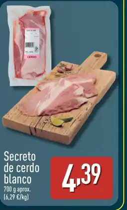 ALDI Secreto de cerdo blanco oferta