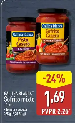ALDI GALLINA BLANCO Sofrito mixto oferta