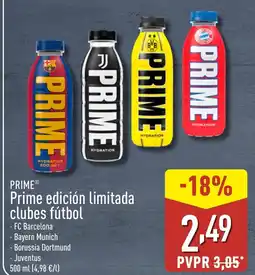 ALDI PRIME edición limitada clubes fútbol oferta