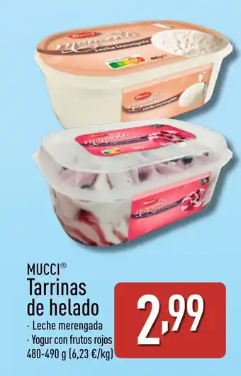 ALDI MUCCI Tarrinas de helado oferta