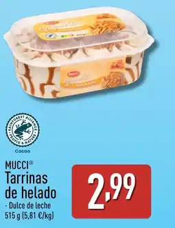 ALDI MUCCI Tarrinas de helado oferta