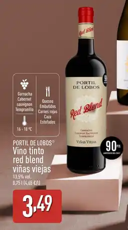 ALDI PORTIL DE LOBOS Vino tinto red blend viñas viejas oferta