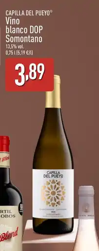 ALDI CAPILLA DEL PUEYO Vino blanco DOP Somontano oferta