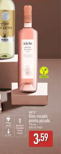 ALDI NICTE Vino rosado prieto picudo oferta