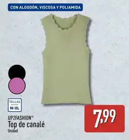 ALDI UP2FASHION Top de canalé oferta