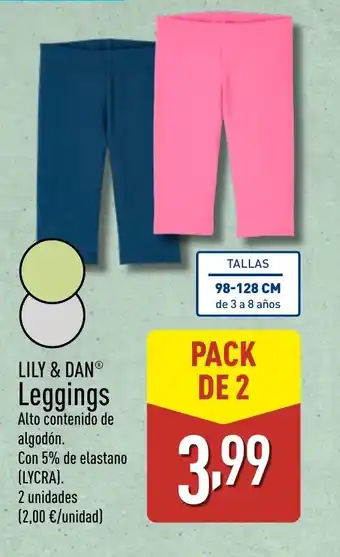 ALDI LILY & DAN Leggings oferta