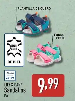 ALDI LILY & DAN Sandalias oferta