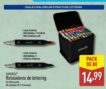 ALDI EXPERTIZ Rotuladores de lettering oferta