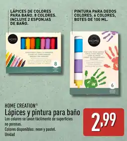 ALDI HOME CREATION Lápices y pintura para baño oferta
