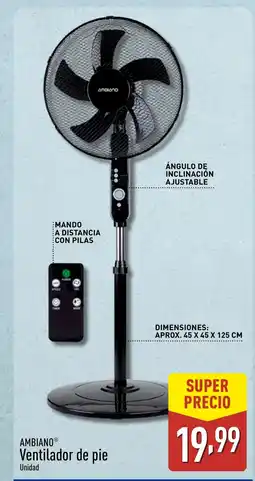 ALDI AMBIANO Ventilador de pie oferta