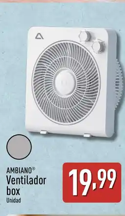 ALDI AMBIANO Ventilador box oferta