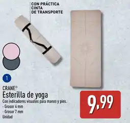ALDI CRANE Esterilla de yoga oferta