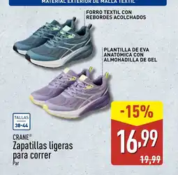 ALDI CRANE Zapatillas ligeras para correr oferta