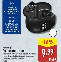 ALDI MAGINON Auriculares in ear oferta