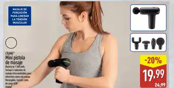 ALDI CRANE Mini pistola de masaje oferta