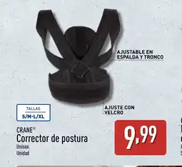 ALDI CRANE Corrector de postura oferta