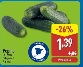 ALDI Pepino oferta