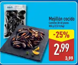 ALDI Mejillón cocido oferta