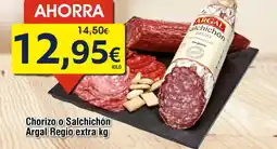 FROIZ Chorizo o Salchichón Argal Regio extra oferta