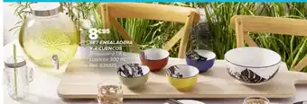 GiFi Set ensaladera y 4 cuencos oferta