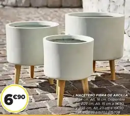 GiFi Macetero fibra de arcilla oferta
