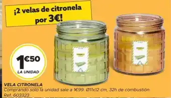 GiFi Vela citronela oferta