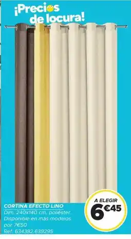 GiFi Cortina efecto lino oferta