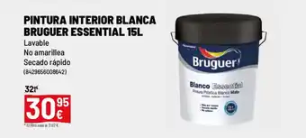 Brico Depôt Pintura interior blanca bruguer essential oferta