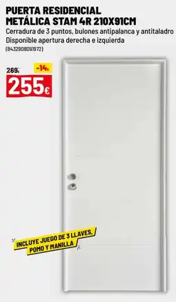 Brico Depôt Puerta residencial metálica stam 4r oferta
