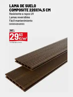 Brico Depôt Lama de suelo composite oferta