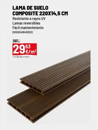 Brico Depôt Lama de suelo composite oferta