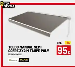 Brico Depôt Toldo manual semi cofre oferta