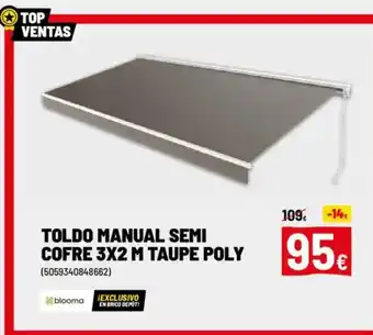 Brico Depôt Toldo manual semi cofre oferta