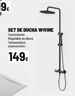 Brico Depôt Set de ducha wivine oferta