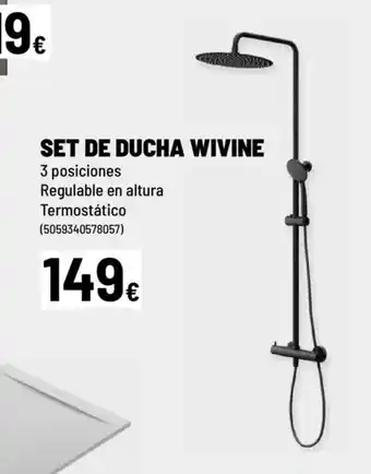 Brico Depôt Set de ducha wivine oferta