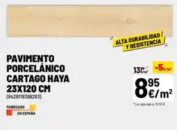 Brico Depôt Pavimento porcelánico cartago haya oferta