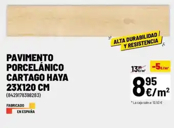 Brico Depôt Pavimento porcelánico cartago haya oferta