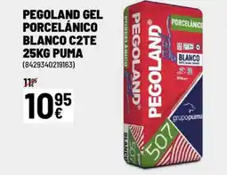 Brico Depôt Pegoland gel porcelánico blanco c2te oferta