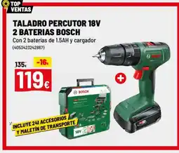 Brico Depôt BOSCH Taladro percutor 18v 2 baterias oferta