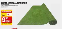 Brico Depôt Césped artificial 25mm 2x5 m oferta